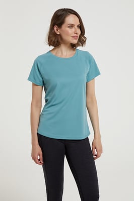 'Endurance' Women's IsoCool T-Shirt Sun Protection Breathable Tee Pale Green