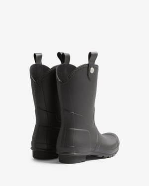 Hunter Original Cowboy Rubberen Zwarte Gummlaarzen Voor Dames