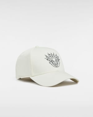 Skate Smile Spike Curve Bill Hat