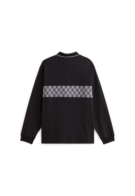 Medford Checkerboard Long Sleeves Polo