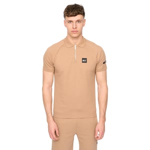 Duck and Cover Heren Topfield Poloshirt (Zand)