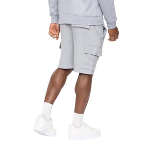 Crosshatch Heren Bardon Cargo Shorts (Staalblauw)