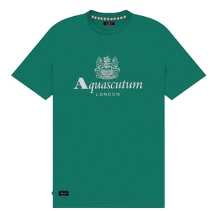 Aquascutum Active Beach Basic Big Logo Green T-shirt