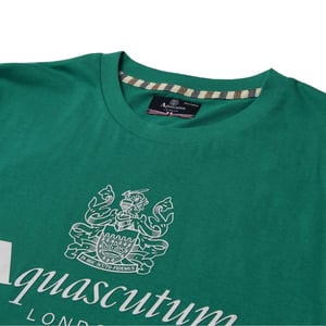 Aquascutum Active Beach Basic Big Logo Green T-shirt