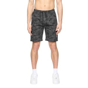 Crosshatch Heren Janscore Elastische Taille Cargo Korte Broek (Donkergrijs)