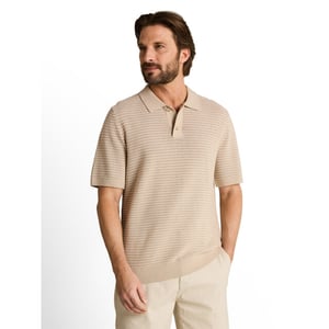 Tom Tailor Twotone structured knit polo