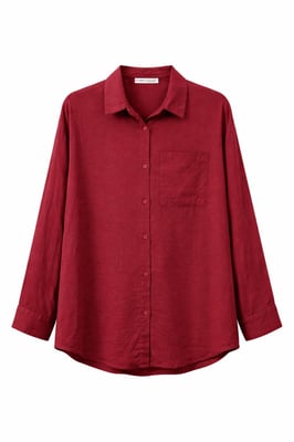 Oversized Linnenmix Blouse