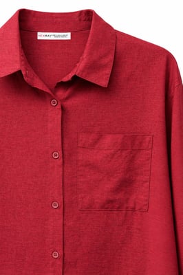 Oversized Linnenmix Blouse