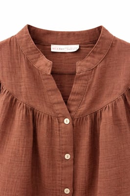 Musselinen Katoenen Shirt
