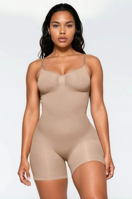 Premium Naadloze Extra Stevige Bodysuit Shapewear tot de Bovenbenen