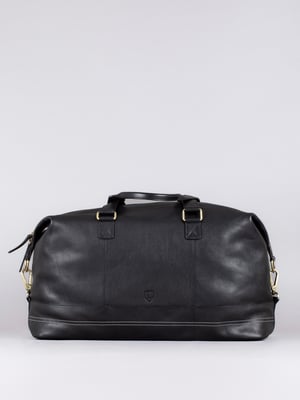 Keswick Leather Holdall in Black