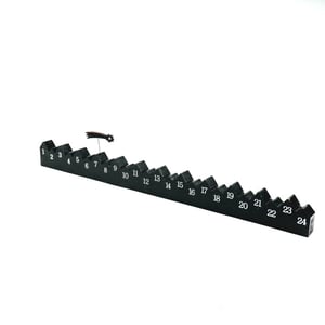 House Vitamin Calender mdf xmas advent countdown -black 60x2.5x8.5cm