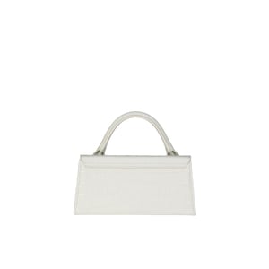 Jacquemus Le Chiquito Long Väska i Krokopräglat Läder