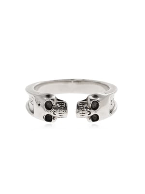 Ring met dubbele schedel