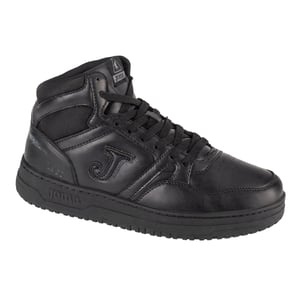 Joma Heren C.Platea Synthetisch Leer Mid Cut Trainers (Zwart)