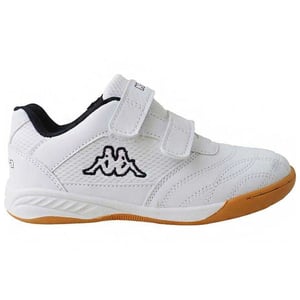 Kappa Kickoff Trainers voor kinderen (Wit, Zwart)