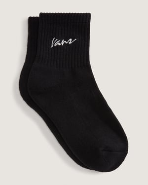 Classic Script Half Crew Socks