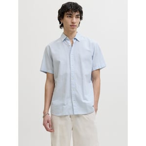 Jack & Jones Jjebreeze linen blend shirt s/s sn