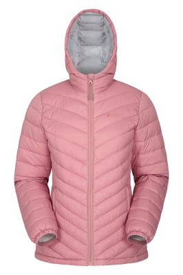'Seasons' Women's Padded Jacket Water Resistant Winter Coat Pink