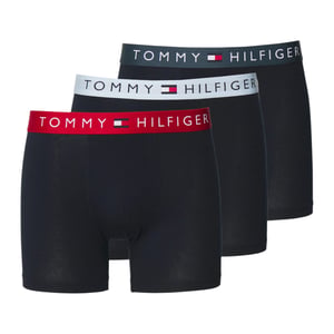Tommy Hilfiger Mens Underwear 3Pack TH Original Logo Waistband Trunks Soft Boxer