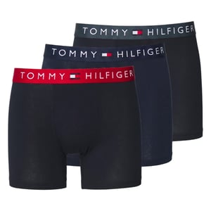 Tommy Hilfiger Mens Underwear 3Pack TH Original Logo Waistband Trunks Soft Boxer