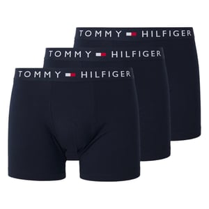Tommy Hilfiger Mens Underwear 3Pack TH Original Logo Waistband Trunks Soft Boxer