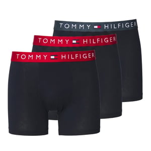Tommy Hilfiger Mens Underwear 3Pack TH Original Logo Waistband Trunks Soft Boxer