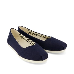 TOMS Alpargata Ballet Canvas Damer Navy Espadriller