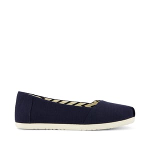 TOMS Alpargata Ballet Canvas Damer Navy Espadriller