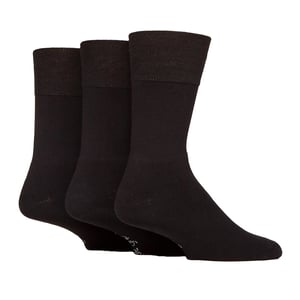 3 Pack Mens Bamboo Socks Soft Breathable Cushioned Crew Socks
