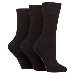 3 Pack Ladies Wool Boot Socks Warm Cushioned Hiking Crew Socks