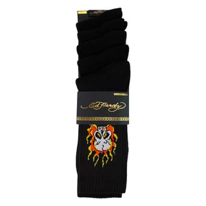 5-pack Heren Crew Sokken met Doodskoppatroon Zachte Ademende Casual Sokken