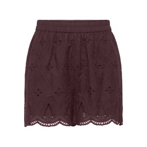 Only Onlfrani emb pull up shorts wvn bordeaux