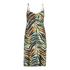 Geisha Dress spaghetti jersey aop dessin