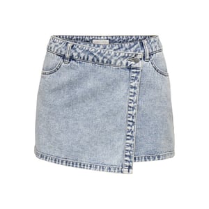 Jacqueline de Yong Jdybella mw skort dnm blue denim