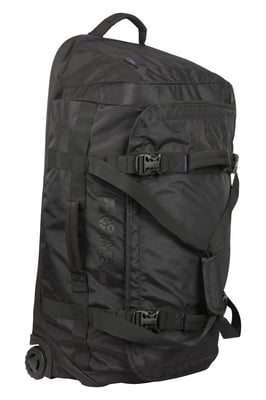 'Voyager' Wheelie Holdall with Organiser Pocket Adventure Bag Black