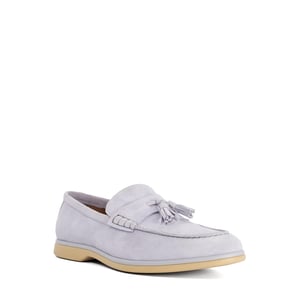 Dune Mens Broddi - Suede Tassel Trim Loafers