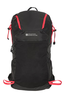 'Inca' Unisex Rucksack with Chest Strap Everyday Backpack Black