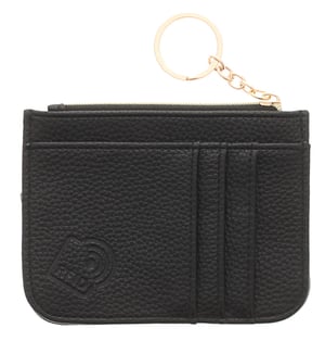 Card Holder RFID Blocking Lining Wallets Purses Kali Zip Fastening black