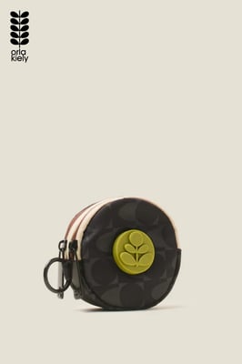 Black Pi Coin Purse - Colourblock Midnight