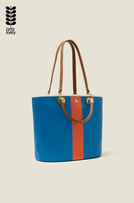 Blue Smile Tote - Colour Block True Blue