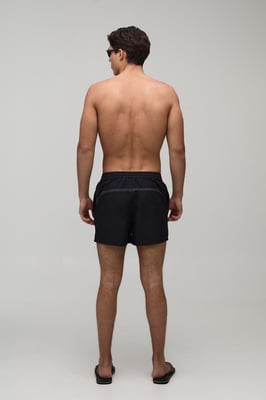 Constrast Stitch Short Length Swim Short