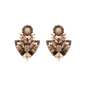 Luxenter Oorbellen met Veelkleurig Kristal 18k goud afwerking - Gothka