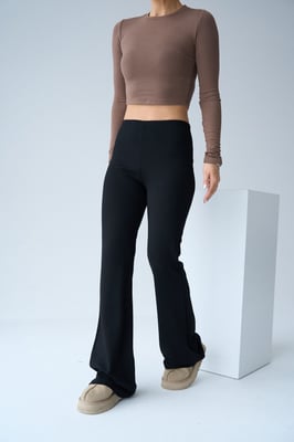 Hoge Taille Flared Leggings