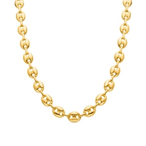 Luxenter collier afgewerkt in 18k geel goud - Midyu