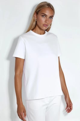 Effen Ronde Hals T-Shirt