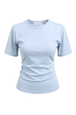 Basis Crew Neck Splits T-Shirt