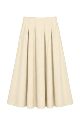 Hoge Taille A-Lijn Midi Rok