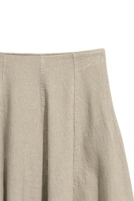 Hoge Taille A-Lijn Midi Rok