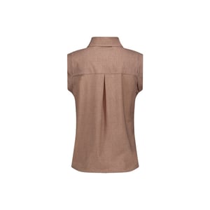 Studio Anneloes Georgie linen look blouse taupe